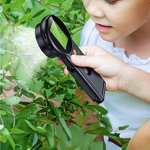 Handheld Electronic Magnifier Magnifying Glass 500x with 2 inch Screen Folding Digital
