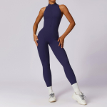 Paljas Kiiresti Kuivav T&otilde;mblukuga Ilusa Seljaga Joogakombinesoon, K&otilde;rgintensiivne Fitnessitreening, Spordiks Tight-Fitting Kombinesoon Naistele S black