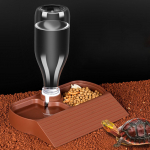 Reptile Feeder Automatic Water Dispenser Easy to Clean Food and Feeding Bowls for Frog