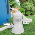 530 Gallon above Ground Pool Pump and 30W US 110V Plug High Efficiency Versatile for Small Ponds