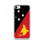 Coque T&eacute;lephone Drapeau Papouasie-Nouvelle-Guin&eacute;e &ndash; iPhone 7