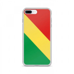 Coque T&eacute;lephone Drapeau r&eacute;publique du Congo &ndash; iPhone 8 Plus