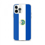 Coque iPhone &ndash; Drapeau Salvador &ndash; iPhone 12 Pro Max &ndash; Supp &ndash; Mitmev&auml;rviline &ndash; Unikaalne disain