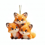 Red Fox autoripats akr&uuml;&uuml;list lame ornament Armas rebane rippuv ornament Multikas Meenekott, v&otilde;lu v&otilde;tmehoidja j&otilde;ulupuu kaunistus
