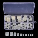 100 tk akr&uuml;&uuml;lvarvas kunstk&uuml;&uuml;nte n&auml;pun&auml;iteid jala v&otilde;ltsmanik&uuml;&uuml;ri kunstikaunistustega varbak&uuml;&uuml;ned