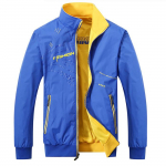 Seisva kraega kahepoolne meeste jope kevad-, s&uuml;gis-, talve-, vabaaja spordi &otilde;huke, avar tuulekindel ja hingav meeste jope L