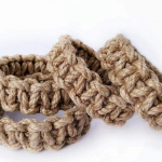 4 pcs Vintage-Style Handwoven Jute Curtain Ties - Decorative Rope Holders for Window Treatments 4pcs