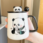 Suveniir L&otilde;pukingitus Kingitus Praktiline Tass Uus Stiil Armas Panda Keraamiline Kruus Paar Vettass &Otilde;petaja 301-400ml
