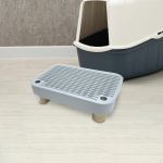 Step Cat Litter Mat Easy to Clean with Function for Kitten and Senior Cats Anti Slip Footboard