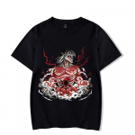 Anime Attack On Titan T-s&auml;rk Hip Hop &Uuml;legabariidiline Streetwear Vintage Tr&uuml;kitud Pesitud L&uuml;hikeste Varrukatega T-s&auml;rk Suvised Meeste Topid M