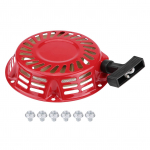 Tagasil&ouml;&ouml;gistarter 2KW 168F bensiinigeneraatorile, Madal m&uuml;ratase, L&auml;bim&otilde;&otilde;t 6,9 tolli (175 mm)