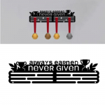 Medalite v&auml;ljapanekuriiul Metallist medalite riidepuu Hoidik Korraldaja Seinale paigaldatav Suure mahutavusega Auhinnahoidja Jooksuks Jalgpalliks Spordiks Karateks must