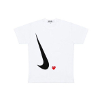Nike x Comme des Gar&ccedil;ons PLAY T-s&auml;rk Valge Meeste Topid AE-T402-051-1 M