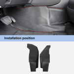 Toyota Land Cruiser Prado 250 LC250 J250 2024 2025 jaoks Keskkonsooli K&uuml;lgmine L&ouml;&ouml;gikaitsematt TPE Mustuse Kaitsmekate Padi