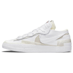sacai x Nike Blazer Low Valged Lakknahast Unisex Tossud Sail DM6443-100 38.5 white