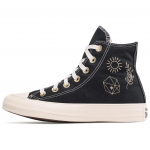 Converse Chuck Taylor All Star High Kuldsete Elementidega Naiste Tossud Must Hele Kuldne Egrett A02209C 35