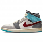 Air Jordan 1 Mid Exploration Unit Meeste tossud Valge Seil Meeskonna-punane FB1870-161 40.5