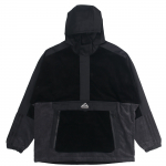 Adidas Sametine Kapuutsiga Spordijakk Poollukuga ja Logopatchwork Meeste Jakid Must HD0365 M