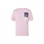 Nike Sportswear Logo Graafiline Tr&uuml;kiga Vabaaja L&uuml;hikeste Varrukatega T-s&auml;rk Meeste Topid Roosa CW0414-676 XL