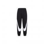 Nike S&uuml;mmeetrilised Suure Logoga Keskmise V&ouml;&ouml;kohaga Pikad Spordip&uuml;ksid Naistele Alaosad Must DD5583-010 S