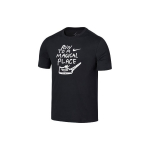 Nike Dri-Fit Jooksu Kiiresti Kuivav Hingav Vabaaja L&uuml;hikeste Varrukatega T-s&auml;rk Meeste Topid Must AO0651-010 S