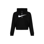 Nike Sportswear Swoosh Logoga Prinditud Kapuutsiga Dressipluus Naistele Dressipluus Must CU5677-011 S