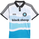 Adidas Originals X Black Sheep FW24 Spordis mugav l&uuml;hikeste varrukatega jalgpallis&auml;rk Meeste pealisriided Sinine JH3733 XS