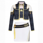 T&uuml;drukute tr&uuml;kiga kooli lavaesinemise kost&uuml;&uuml;mid lastele laulja karnevali peo rollim&auml;ng teesklusm&auml;ng Halloweeni cosplay riietus &uuml;likonna komplekt 120cm