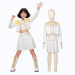 T&uuml;drukute K-POP Rumi Mira Zoey Cosplay Kost&uuml;&uuml;mid Laste Superstaari Karneolipeo Lavaesinemise Riietus 130cm