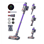 Buture VC70 Juhtmeta K&auml;eshoitav Tolmuimeja 38KPA K&otilde;rge Imemisv&otilde;imsus 450W Mootor Smart Home Cleaning LED Puuteekraaniga Tolmuimeja lilla