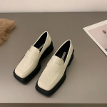 Oxfords Naiste Kingad Naiste Kontsad Lolita kingad Koolivormi &Otilde;pilas T&uuml;drukud Kawaii Ruudukujuline N&otilde;el Nahast Kingad Ruudukujuline N&otilde;el Vabaaja Size 35(foot 22.5cm) beež