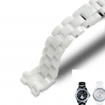 J12 keraamiline k&auml;epael k&otilde;rge kvaliteediga naiste meeste kellarihm Moodne k&auml;ev&otilde;ru Kokkupandava pandlaga must valge 16mm 19mm 19mm valge