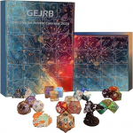 Dungeons Dragons T&auml;ringute Advendikalender 2025 24 P&auml;eva J&otilde;uludeni Loendamise Komplekt A
