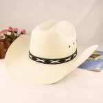 Villane Kauboi K&uuml;bar R&uuml;&uuml;tli K&uuml;bar Meeste Dž&auml;ss K&uuml;bar S&uuml;gis-Talvine K&uuml;bar L（58-60cm） elevandiluuvalge