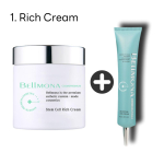 [BELLMONA] T&uuml;virakkude kreem Rikkalik ja H&uuml;dro kreem 100 ml + Bio Signaali silmakreem 40 ml Kingitus 1.Rich Cream white