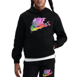 Nike Suuremate Laste Fliisvoodriga Kapuutsiga S&auml;rk Sportwear Club Fleece Glitch Mugav Stiilne Laste Kapuutsiga S&auml;rgid IO0750-010 L black