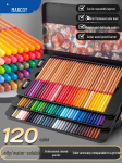 Marco Renoir &Otilde;lip&otilde;hised Vesilahustuvad V&auml;rvipliiatsid, 120 Professionaalset V&auml;rvi, K&auml;sitsi Maalitud, Saadaval 72- v&otilde;i 48-osalistes Komplektides. Oil-based 24 colors + 24-piece Basic Kit
