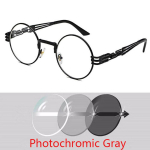 Sf&auml;&auml;r -0.5 -0.75 -1.0 -2.0 Kuni -6 Metallist Steampunk P&auml;ikeseprillid Meeste Naiste Mood &Uuml;mmargused Prillid Br&auml;ndi Disain Vintage P&auml;ikeseprillid Myopia -3.75 black
