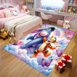 Uued riiulid ! Populaarne Winnie the Pooh Eeyore vaip, elutoa, magamistoa, kontori, laste toa valik, libisemiskindel pestav matt 50x80cm (20x31in)