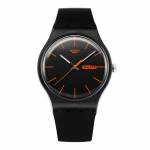SWatch Unisex Uretaanist kell Dark Rebel SUOB704