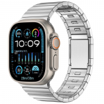 Apple Watchi Rihm Seeria 11: &Uuml;he helme eemaldatav magnetiline terasrihm mudelile Ultra3 42/44/45/46/49mm