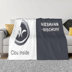 Uus Niesmann + Bischoff matkaauto 2024 &Uuml;lipehme mikrofliisist tekk 30x40in