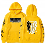 Kuum Anime Attack on Titan Hoodies Levi Shingeki No Kyojin Print Kapuutsiga meeste Naiste riided Suures suuruses dressipluus Harajuku Pullover 3XL