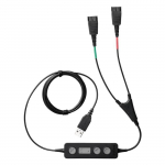 C&acirc;ble de supervision - Jabra - Link 265 - USB - QD - Noir