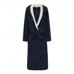 Paari talvine &ouml;&ouml;s&auml;rk paks flanell, soe reguleeritav paeltega &uuml;hev&auml;rviline keerdv&ouml;&ouml; M tumesinine v&auml;rv