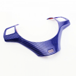 My good car Car Accessories for BMW 3 Series E90 E92 E93 1 Series E82 E87 2005 - 2011 Steering Wheel Button Decoration Frame sinine