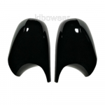 Black Bat Side Wing Mirror Cover cap for BMW E90 E91 E92 E93 2010 2011 2013 E80 E81 E87 LCI Horn Shape replace E92 E93 2010 2013