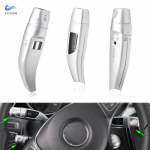 for Mercedes Benz CLA GLC C E S Class W205 W213 ABS Chrome Wiper Shift lever Cruise Covers Frame Stickers kit Trim
