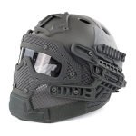 KIIR PJ Kiiver Mask Integreeritud Taktikaline Kiiver Pea&uuml;mbrisev Kaitsev V&auml;litingimustes Jalgrattakiiver one size fits all