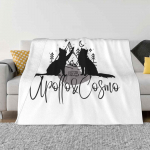 Apollo Ja Cosmo Logo Kuum M&uuml;&uuml;k Tr&uuml;kk K&otilde;rge Kvaliteet Soe Flanell Tekk Apollo Ja Cosmo Kassid 30x40in